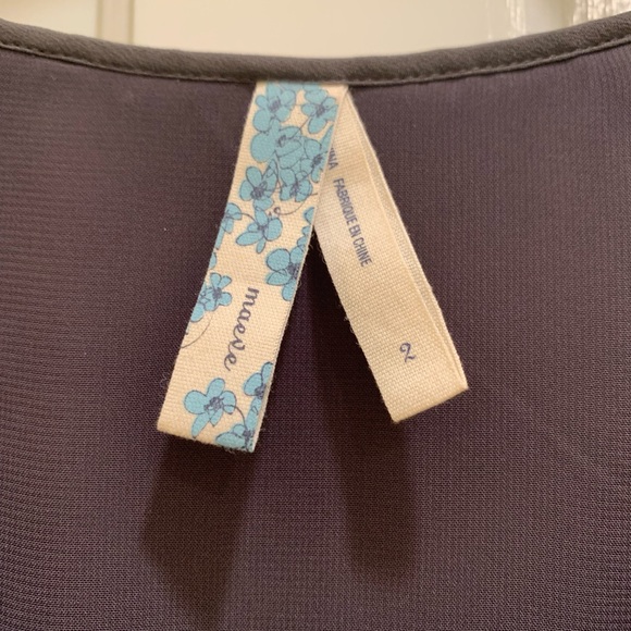 HPx2🎉 Anthropologie (Maeve) Gray & Patterned Dress - Picture 4 of 16